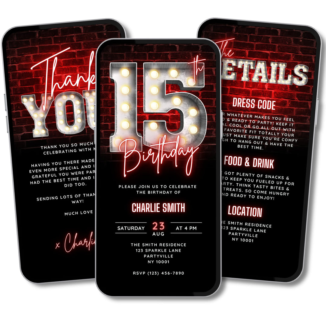 Birthday Invitations For Teenagers