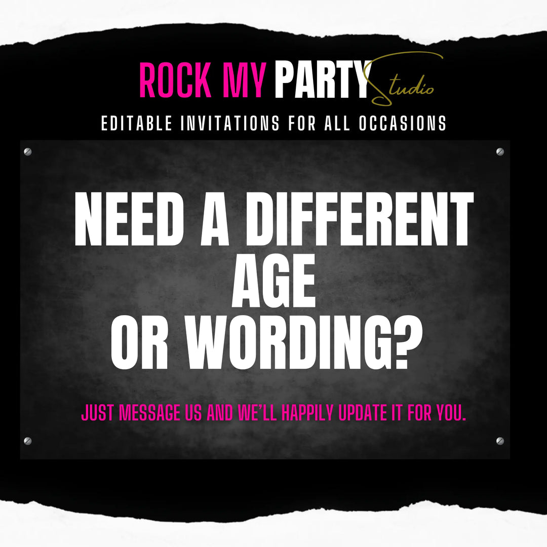 12th Birthday Sleepover Invitation with Details Page – Teen Slumber Party Digital Invite for Girls