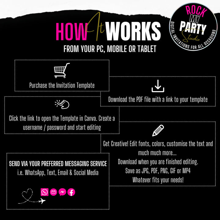 Safari Leopard Print 21st Birthday Invitation with Details – Digital Party Template