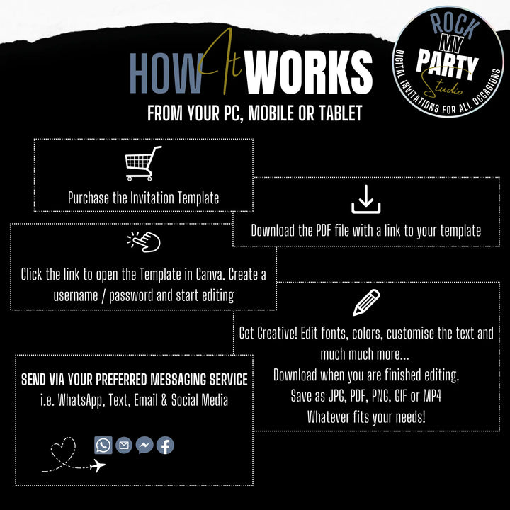 Denim and Dunks Birthday Invitation - Self Editable Digital Sneaker Party Invite Canva Template