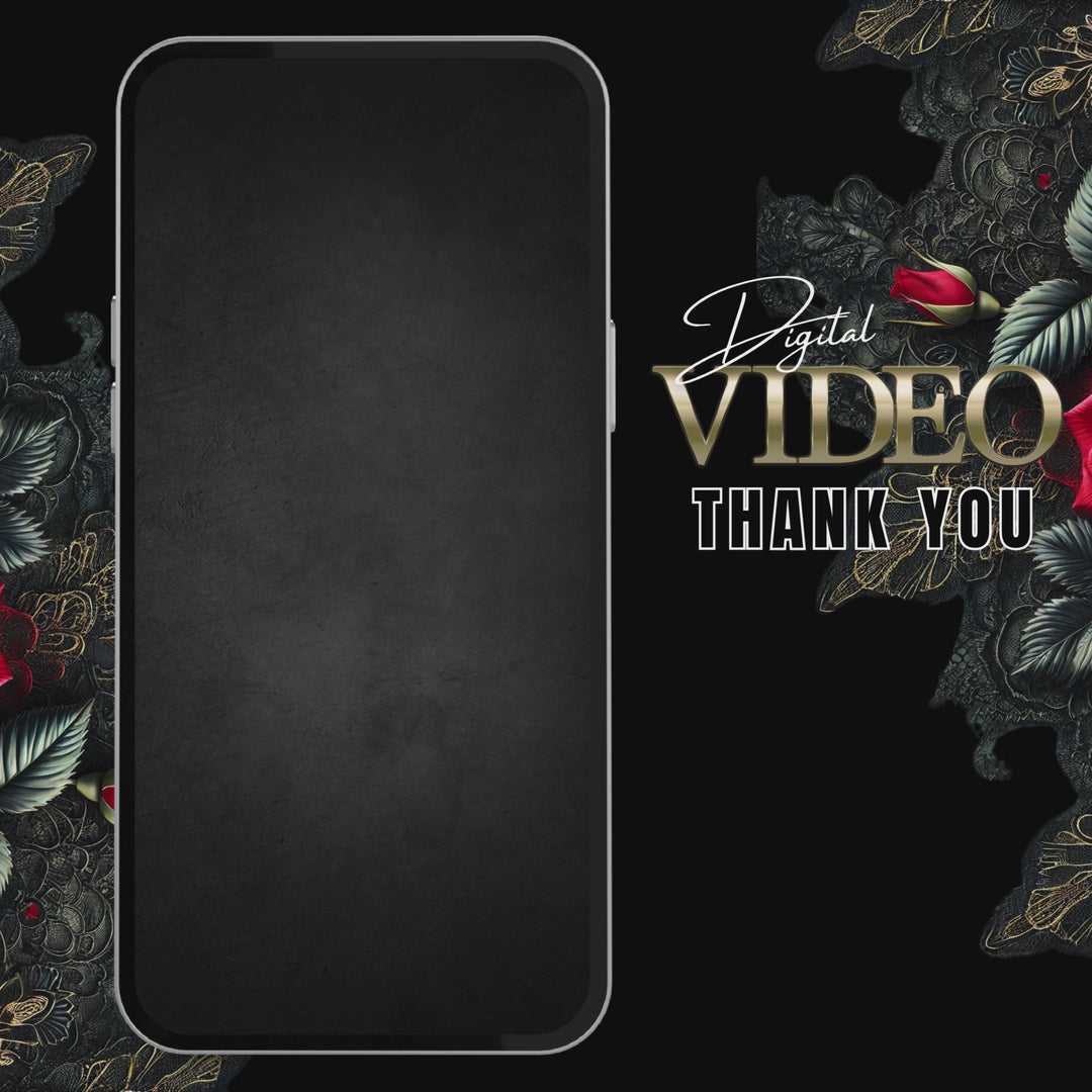 40th Birthday Invitation with Details and Thank You Card | Leather and Lace Party Invite | Digital Invitation Template