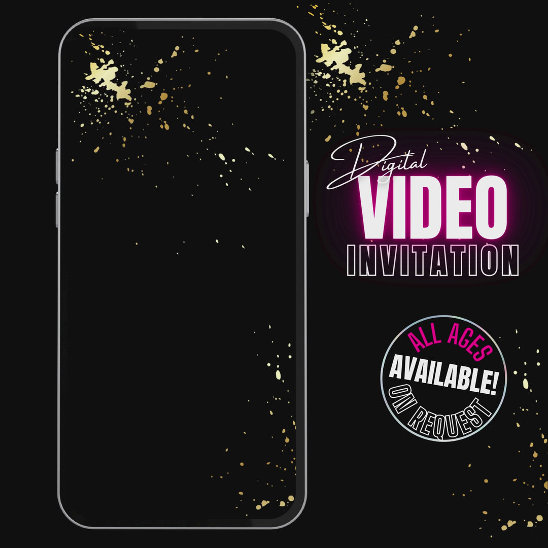 12th Birthday Sleepover Invitation with Details Page – Teen Slumber Party Digital Invite for Girls